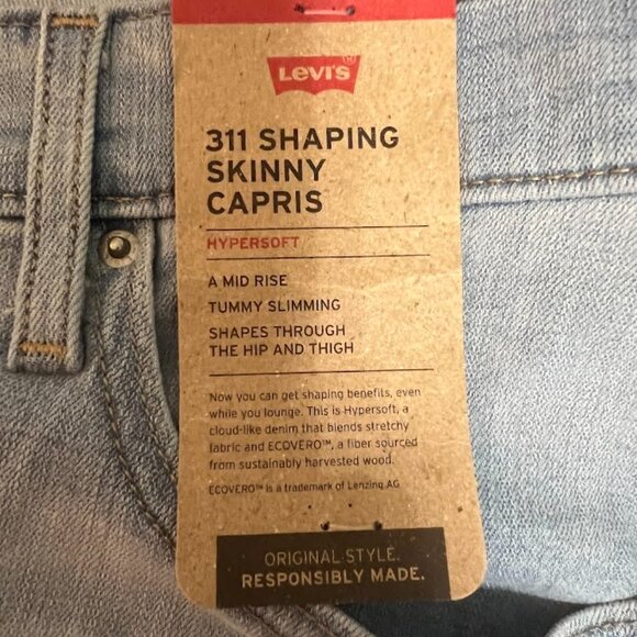 Levi's Womens Capri NWT - Picture 4 of 4